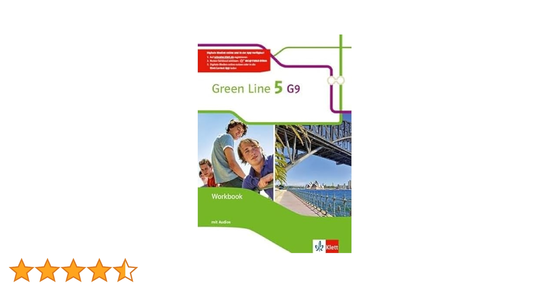Green Line 5 G9: Workbook mit Audios Klasse 9 (Green Line G9